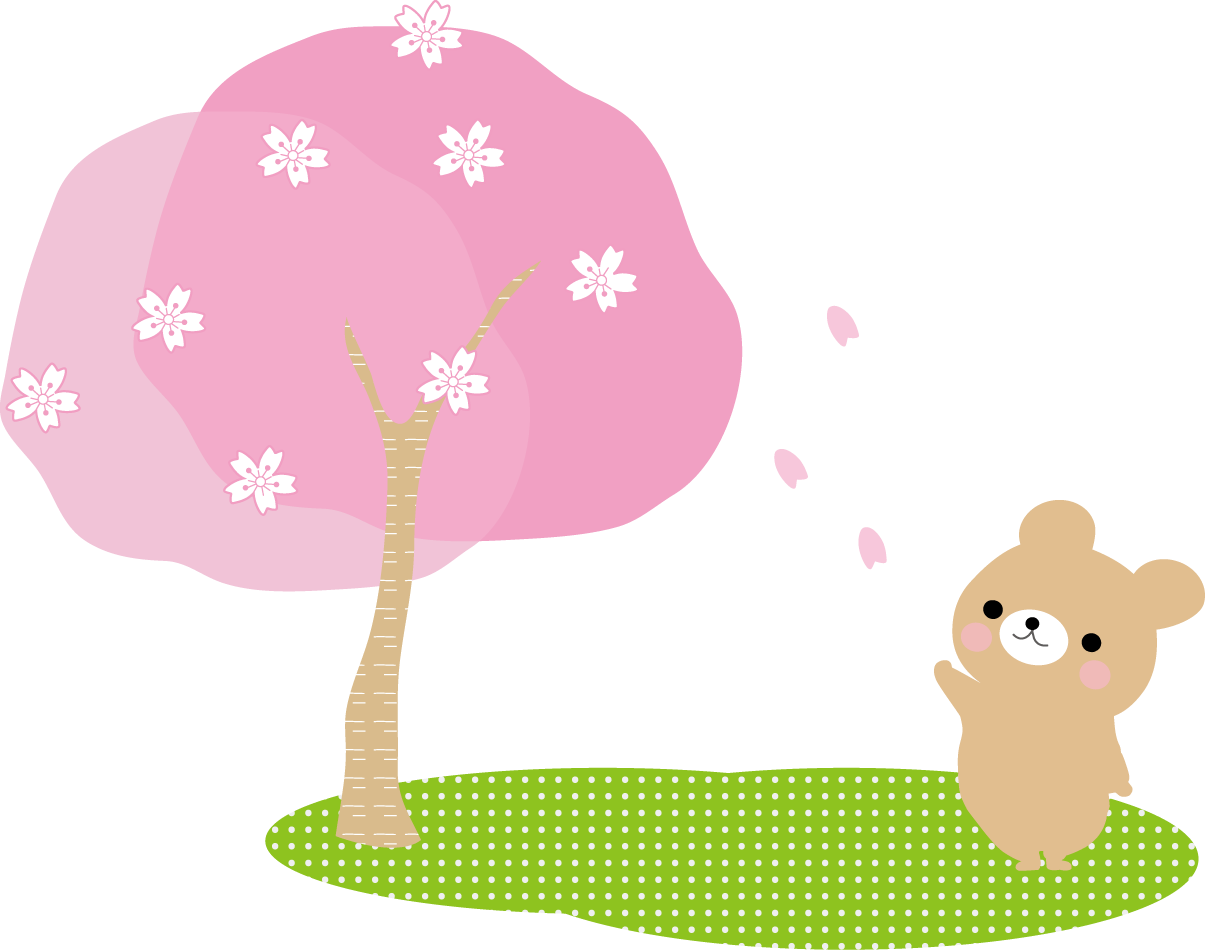 お花見 桜 春のイラスト 無料イラスト